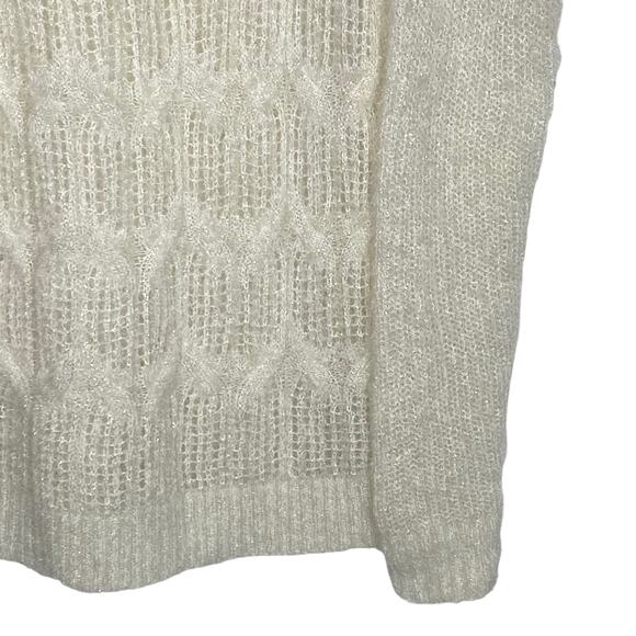 Soft Surroundings Womens Size Small Noemi Sparkly Metallic Sweater Pullover - Picture 5 of 9